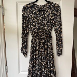 Stamped floral dress